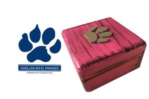 Urna cofre chico rayas